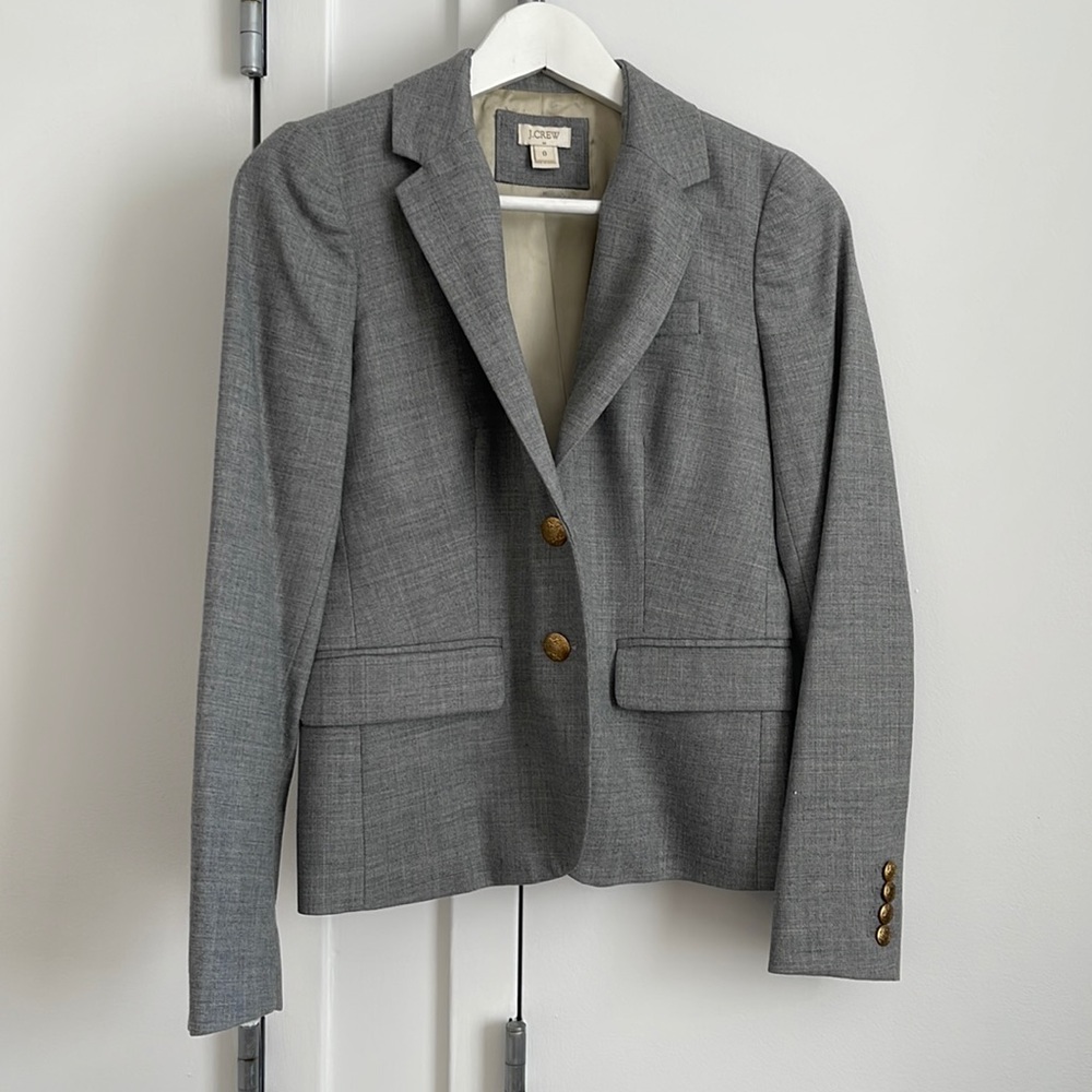 J crew wool blended sports jacket